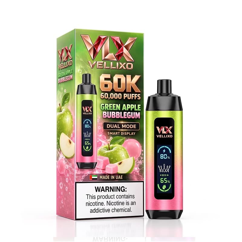 Vellixo VLX 60000 - Green Apple Bubblegum
