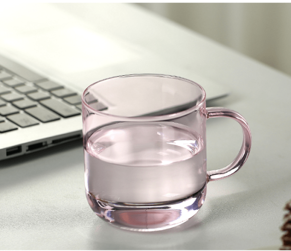 Heat Resistant Coloured Glass Coffee Cup - Image 11