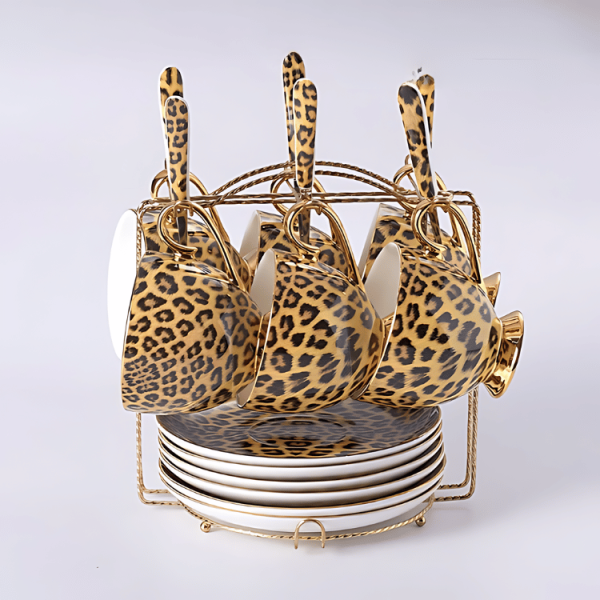 LEOPARD TEACUP COLLECTION SET - Image 16