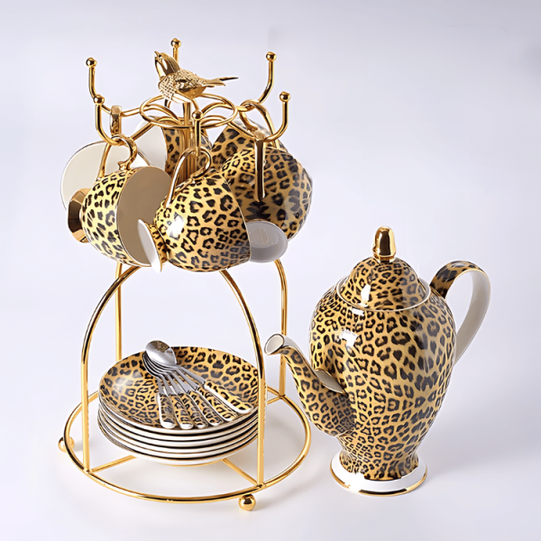LEOPARD TEACUP COLLECTION SET - Image 17