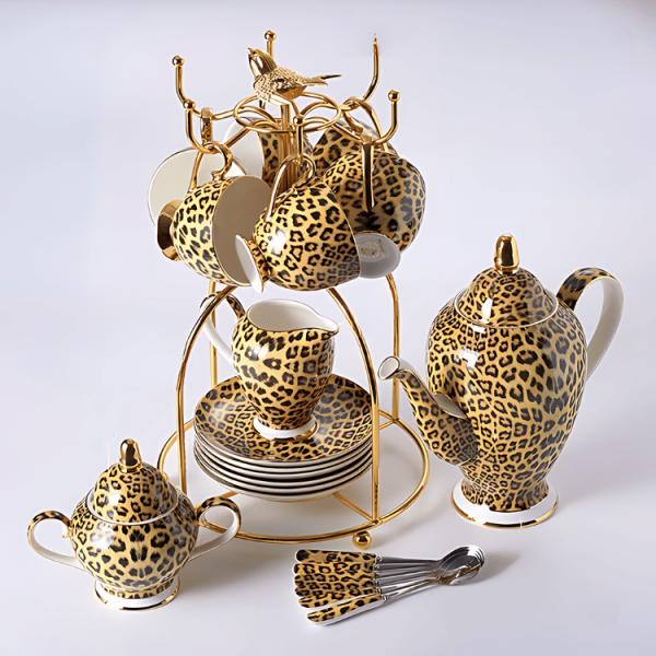 LEOPARD TEACUP COLLECTION SET - Image 6