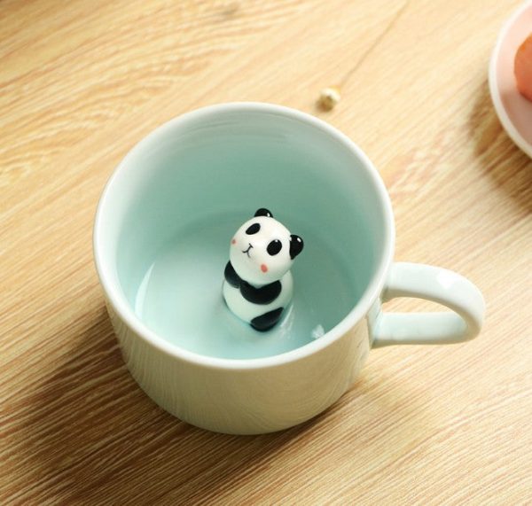 Adorable Animal Surprise Mug - Whimsical Drinkware for Kids & Adults, Durable Ceramic, Multiple Animal Designs - Image 2