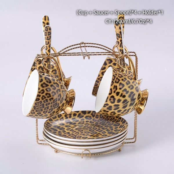 LEOPARD TEACUP COLLECTION SET - Image 11