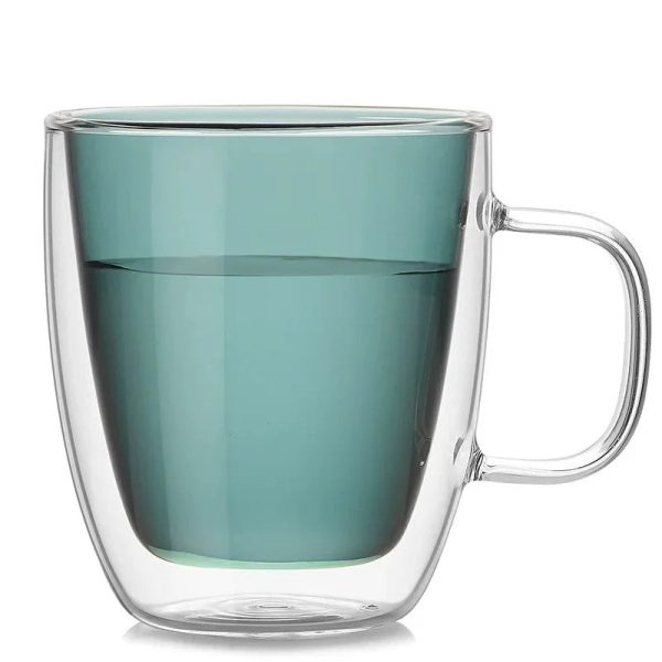 Colourful Double Walled Transparent Coffee Mug - Image 11