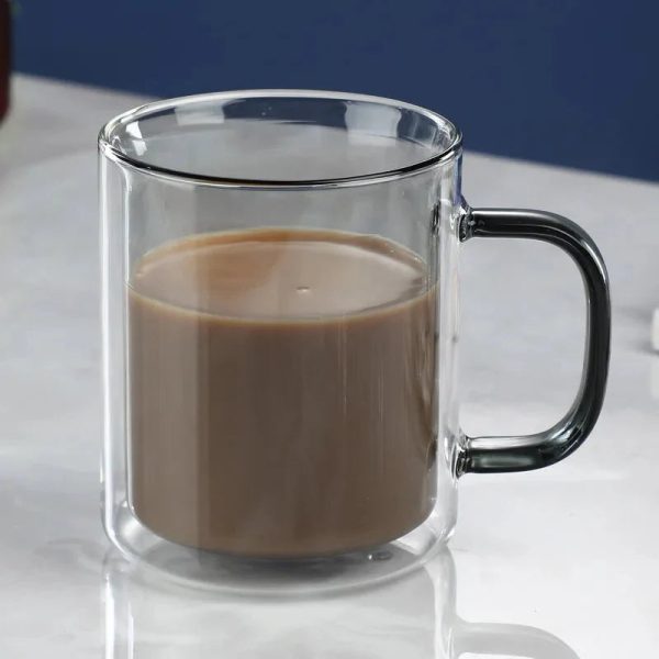 Colourful Glass Double Walled Coffee Mug - Image 9