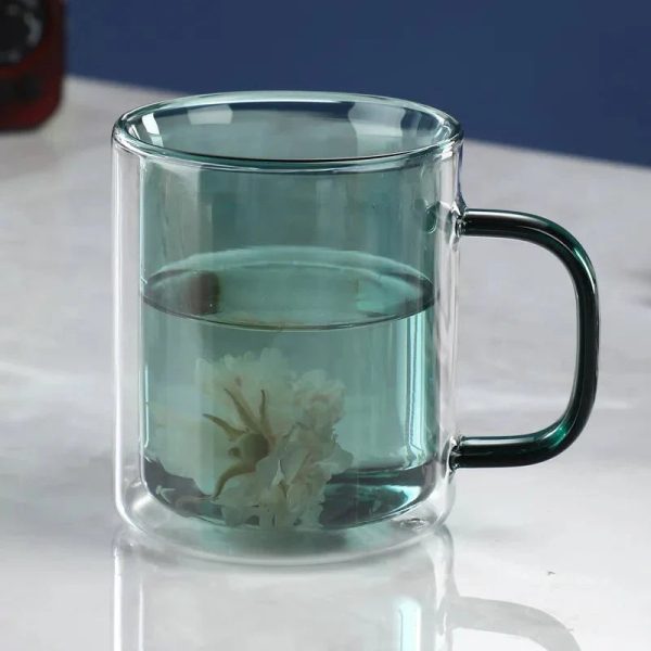 Colourful Glass Double Walled Coffee Mug - Image 10
