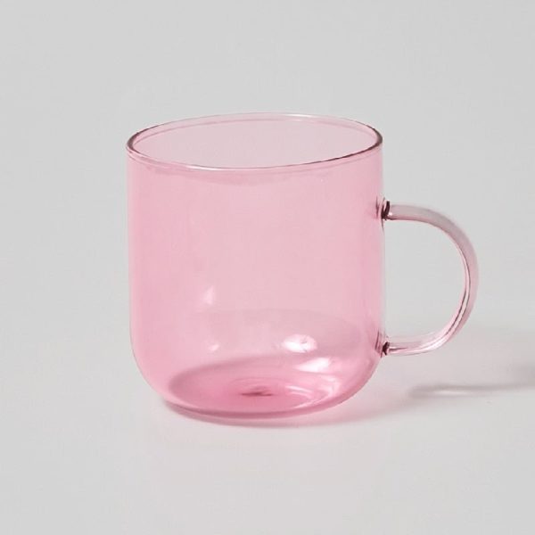 Heat Resistant Coloured Glass Coffee Cup - Image 9