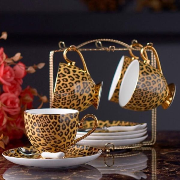 LEOPARD TEACUP COLLECTION SET - Image 3