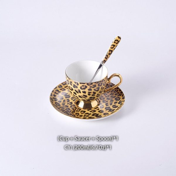 LEOPARD TEACUP COLLECTION SET - Image 7