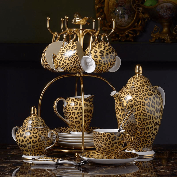 LEOPARD TEACUP COLLECTION SET - Image 18